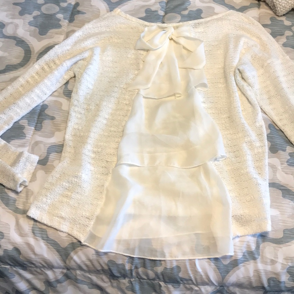 Delicate White Sweater